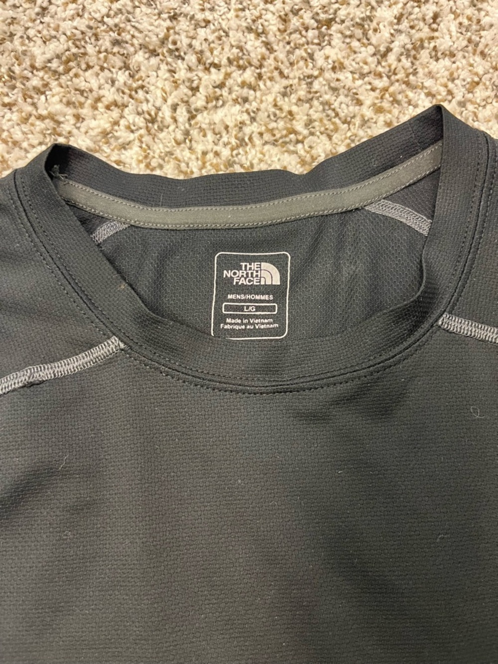 The North Face Black Long Sleeve with Reflective Logo - Picture 4 of 5